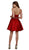 Nox Anabel - Y661 Straight Across A-Line Cocktail Dress