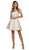 Nox Anabel - Y661 Straight Across A-Line Cocktail Dress