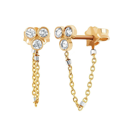 NEW! Star Shower Chain Earring
