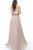 Jovani - JVN62406 Sweetheart Pleated A-Line Evening Dress In Neutral