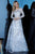 Jovani - 66875 Long Sleeve Floral Embroidered A-line Dress In Silver