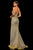 Sherri Hill - 52362 Glitter Stretch Strapless Mermaid Dress In Gold