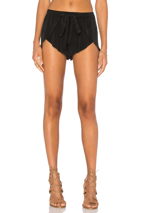 Zia Wrap Shorts | Black