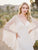 Wilderly Bride by Allure Bridals - F112 Caped Lace V-Neck Wedding Dress In White