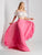 Clarisse Prom - 3531 Two Piece Off the Shoulder Prom Dress in Pink and Multi-Color