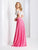 Clarisse Prom - 3531 Two Piece Off the Shoulder Prom Dress in Pink and Multi-Color
