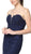 Nox Anabel - A054 Strapless Sweetheart Beaded Lace Tulle Mermaid Dress In Blue