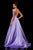 Sherri Hill - 52911 Sleeveless Deep V-neck A-line Dress In Purple
