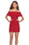 La Femme - 28147 Ruffled Off-Shoulder Cocktail Dress