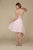 Nox Anabel - A660 Beaded Lace V-neck A-line Dress
