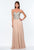 Terani Couture - 151P0385A Sequin Embellished Sweetheart Chiffon Gown in Neutral