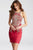 JVN55146 Embellished Halter Sheath Dress