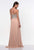 Terani Couture - 151P0385A Sequin Embellished Sweetheart Chiffon Gown in Neutral