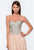 Terani Couture - 151P0385A Sequin Embellished Sweetheart Chiffon Gown in Neutral