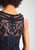 Adrianna Papell - Bateau Neckline Embellished Cocktail Dress AP1E200154 in Blue