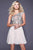 Shail K - 21261 One Shoulder Sequined Cocktail Dress In Pink