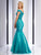Clarisse - 2810 Lace Off Shoulder Mermaid Dress in Green and Neutral