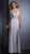 Clarisse - 2503 Embellished Illusion Jewel Sheath Dress in White