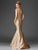 Clarisse - Long Sleeve Lace Embellished Trumpet Gown