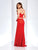 Clarisse - 4948 Sleeveless Two-Piece Lace Gown  in Red