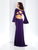 Clarisse - 3405 Trumpet Sleeve Sweetheart Sheath Dress in Purple