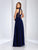 Clarisse - 3427 Two-Piece Lace Illusion A-Line Gown in Blue