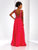 Clarisse - 3431 Lace Scoop A-line Dress in Pink