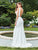 Clarisse - 3482 Sleeveless Chic Jersey Sheath Gown in White