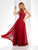 Clarisse - 3528 Jeweled Lace Applique Halter Neck Gown