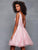 Clarisse - 3627 Allover Sequin Cutout Illusion Cocktail Dress