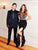 Clarisse - 3720 Beaded Illusion Halter Slit Evening Gown In Black