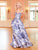 Clarisse - 3702 Floral Sweetheart Corset A-Line Gown In Blue