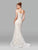 Clarisse - 600109 Lace Deep Off-Shoulder Mermaid Dress In Ivory/Nude