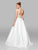 Clarisse - 600157 Beaded Sweetheart Satin A-line Gown In White and Neutral