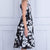 Adrianna Papell - AP1E202723 Floral Bateau Cocktail Dress In Black and White