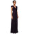 Adrianna Papell - 08G905570 Cap Sleeve V-Neck Ruched Dress in Purple