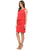 Adrianna Papell - Popover Sleeveless Sheath Dress 12242070 in Red