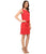 Adrianna Papell - Popover Sleeveless Sheath Dress 12242070 in Red