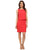 Adrianna Papell - Popover Sleeveless Sheath Dress 12242070 in Red