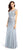 Adrianna Papell - Beaded Long Dress 91892370 in Blue