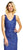Adrianna Papell - 91920030 Sleeveless Cutout Embellished Gown in Blue