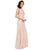 Adrianna Papell - Sequin Embellished Sleeveless Godet Gown 61910460 in Pink