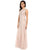 Adrianna Papell - Sequin Embellished Sleeveless Godet Gown 61910460 in Pink