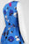 Adrianna Papell - 11252420 Floral Printed Bateau A-line Dress in Blue and Multi-Color