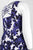 Adrianna Papell - 12249891 Strappy Floral V Neck Cocktail Dress in White and Multi-Color