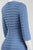 Adrianna Papell - 13189310 Shutter Pleats Jersey Knit Sheath Dress In Blue