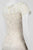 Adrianna Papell - 14251850 Bateau Neckline Floral Lace Dress in White