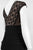 Adrianna Papell - Lace V-Neck Chiffon Dress 41837860 in Black