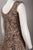 Adrianna Papell - Beaded Crochet Lace Dress 41888060 in Neutral
