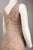 Adrianna Papell - Crochet Lace Short Dress 41889110 in Gold and Neutral